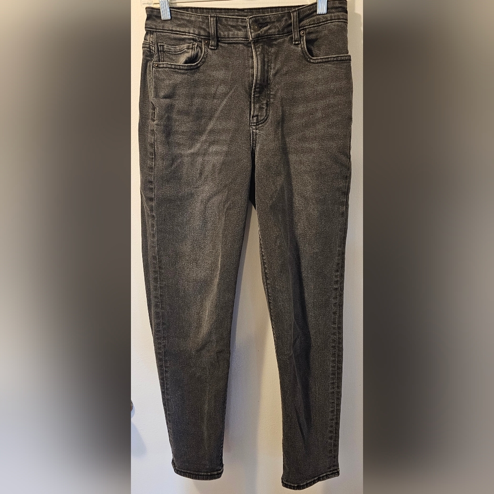 American Eagle Mom Jean Stretch Black Women's Size 4